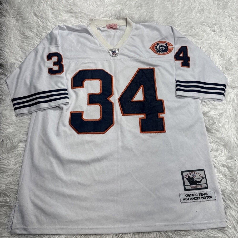Chicago Bears Walter Payton Throwback Jersey Mitchell Ness XL 52 Stitched Rare! - Picture 2 of 9